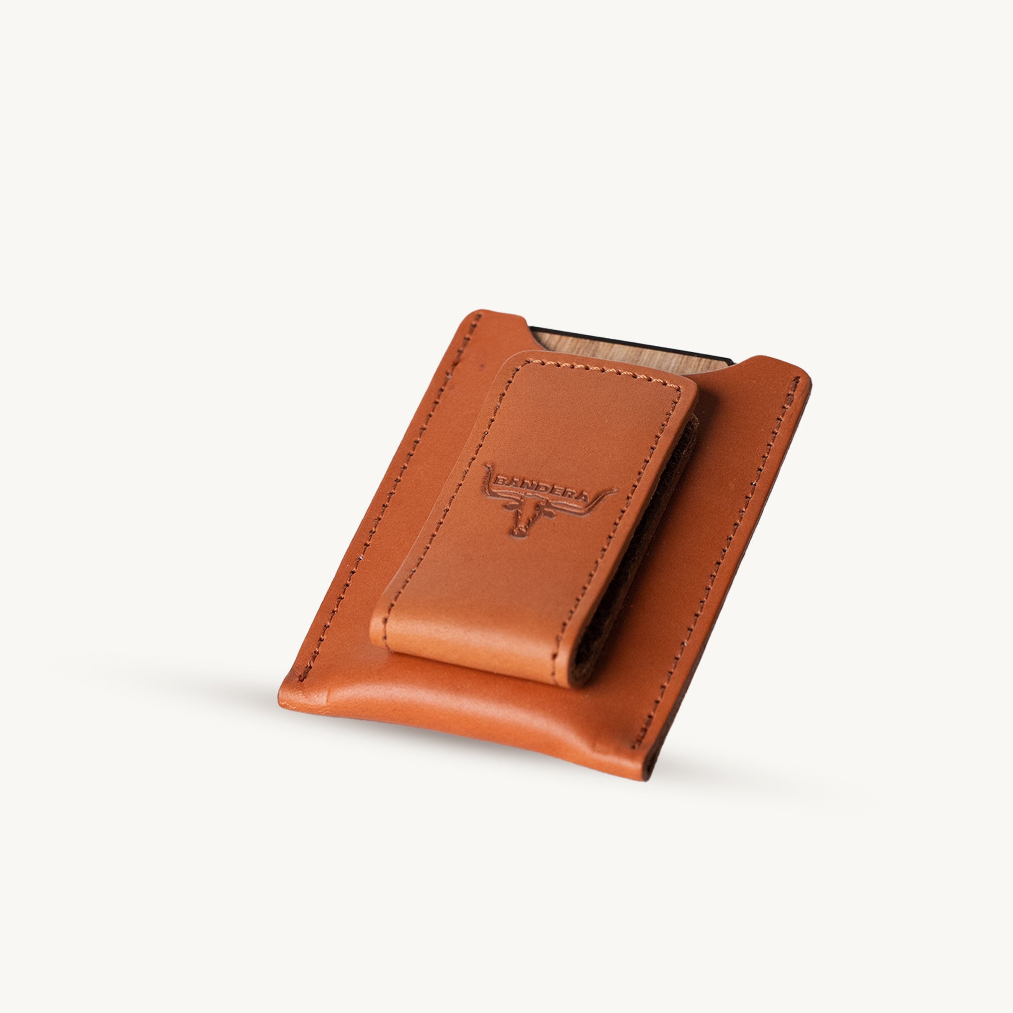 Leather Money Clip Wallet